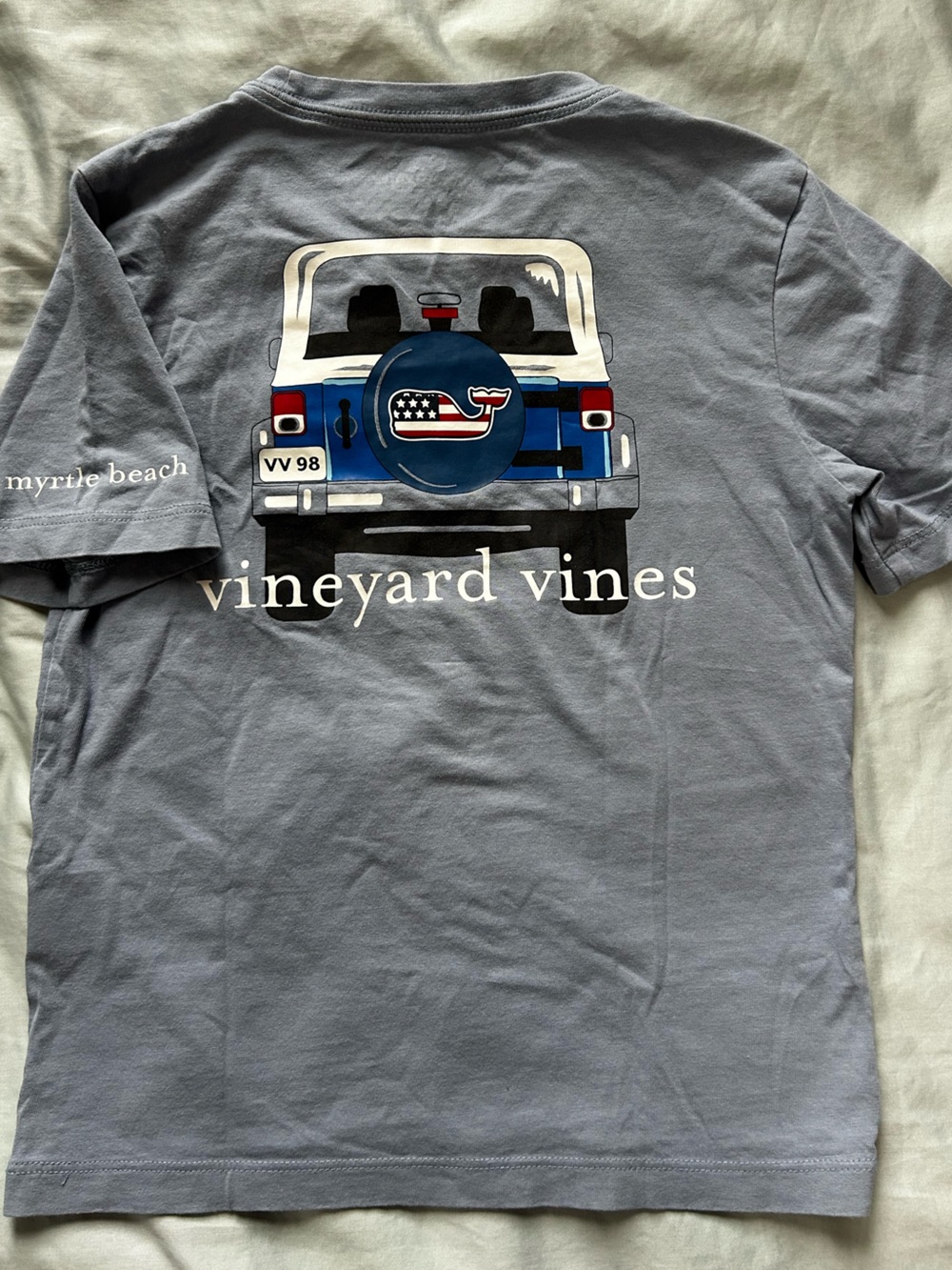 Vineyard Vines Myrtle Beach Kids Tee size 6